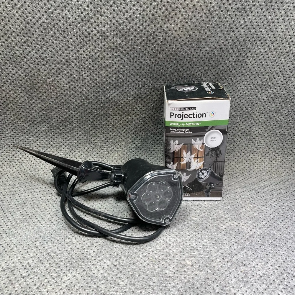 Gemmy LED Ghost Projection Halloween Lightshow Lot of 2